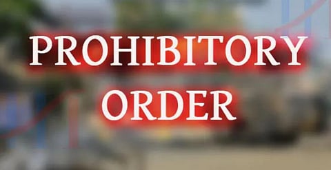 Prohibitory order