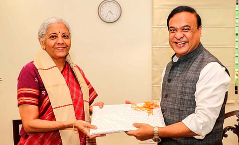 Himanta Biswa Sarma, FM Nirmala Sitharaman