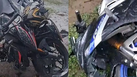 head-on motorcycle collision