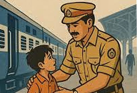 trafficked children