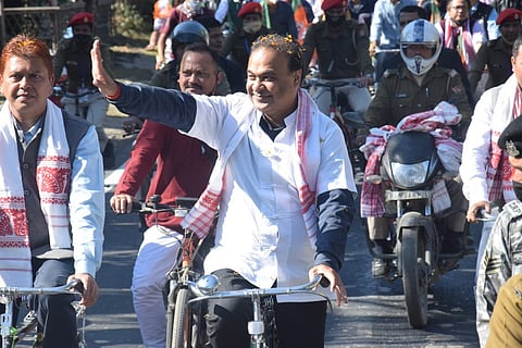 Pedalling Towards a Greener Future: CM Himanta Biswa Sarma Celebrates World Bicycle Day in Assam