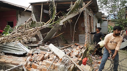 Eviction Drive Clears Alleged Encroachments on TB Hospital Land in Guwahati