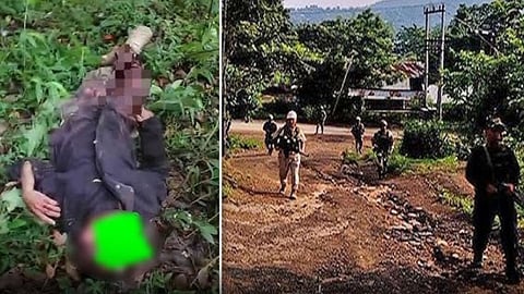 Manipur Mourns: Kangpokpi Brought To Standstill As Body Of Slain Lasan Villager Arrives