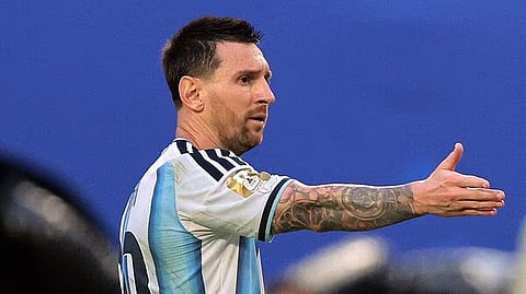 Argentina captain Lionel Messi