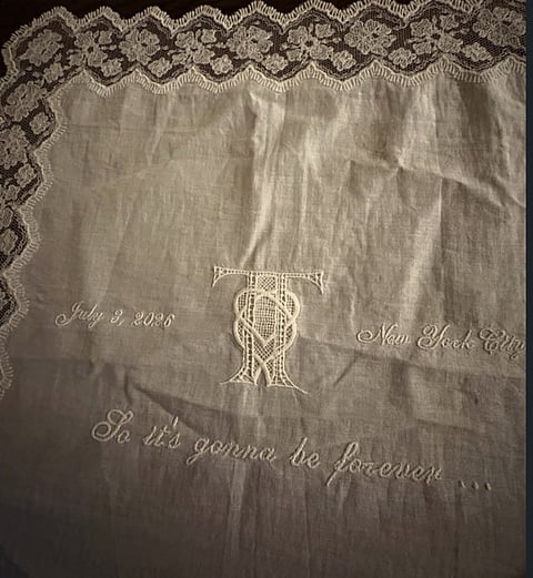 Taylor-Travis wedding keepsake