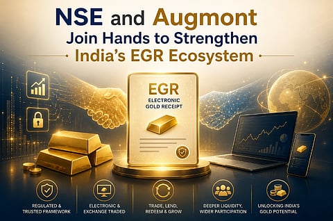 NSE, Augmont Join Hands to Boost Electronic Gold Receipts and Formalise India’s Household Gold