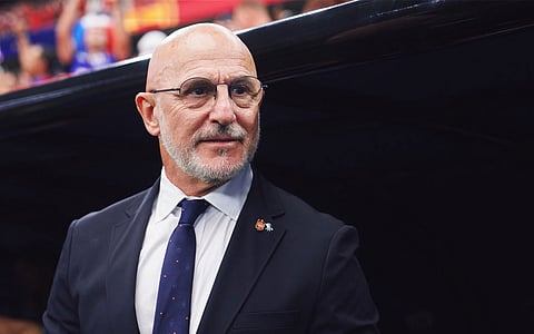 Spain head coach Luis de la Fuente