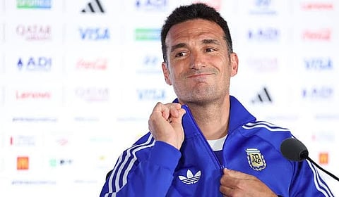 Argentina coach Lionel Scaloni