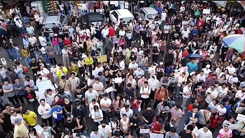 protest rally