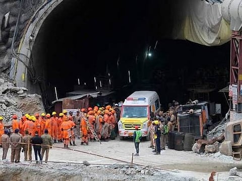 Methane Blast Triggers Tunnel