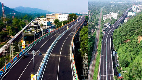 Guwahati: Nilachal Flyover Service Lane Closes for Drainage Works