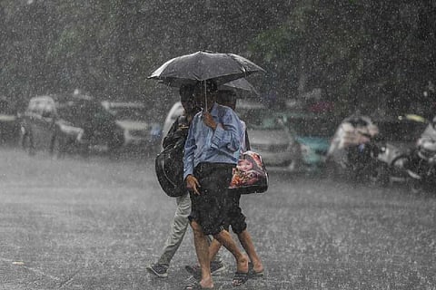 heavy rain