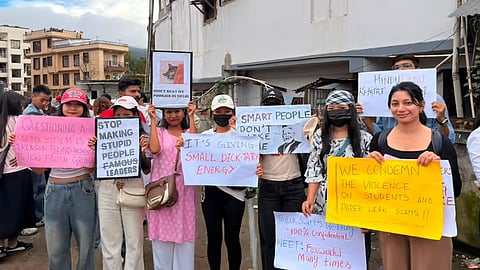 NEET protesters,