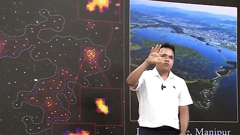 astrophysicist Dr Ronaldo Laishram