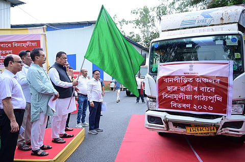 Assam Government Sends 1.41 Lakh Free Textbooks to Flood-Hit Students in Three Districts