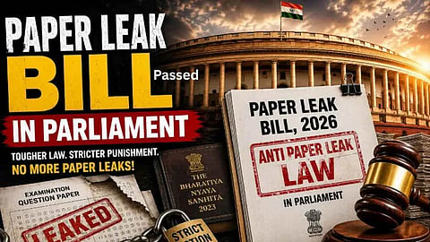 Anti-Paper Leak Bill, 2026