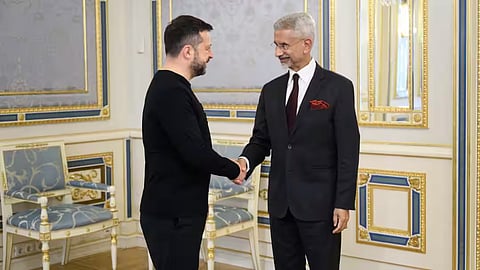 Zelenskyy meets Jaishankar