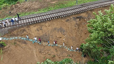 Assam-Mizoram railroad track