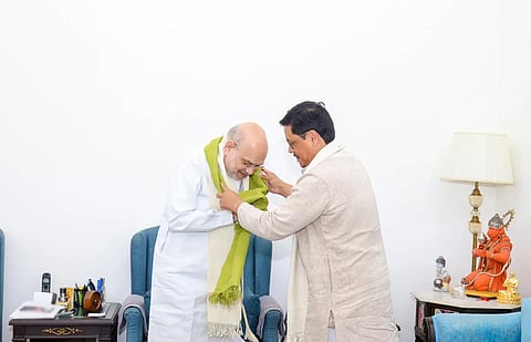 Sangma-Shah Meeting