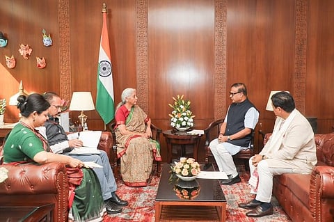 Assam, Meghalaya CMs Meet Nirmala Sitharaman, Seek Fresh Push for Externally Aided Projects