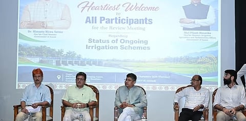 Pijush Hazarika Reviews Irrigation Projects, Stresses Timely Water Supply