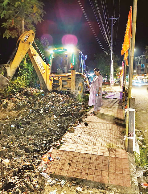 garbage dumping
