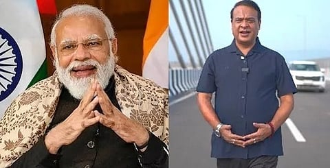Himanta Biswa Sarma Extends Birthday Wishes to PM Narendra Modi