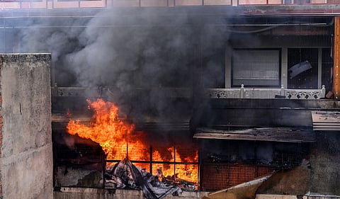 Fire Breaks Out