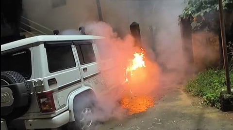 Petrol bomb attack