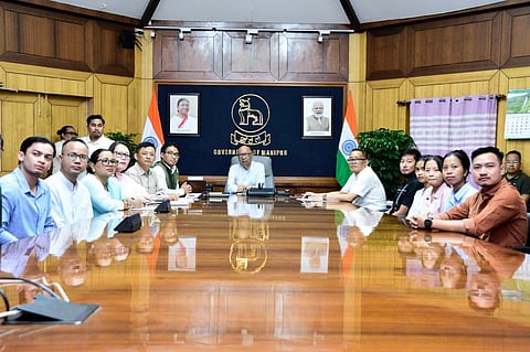 Manipur CM Yumnam Khemchand Singh,