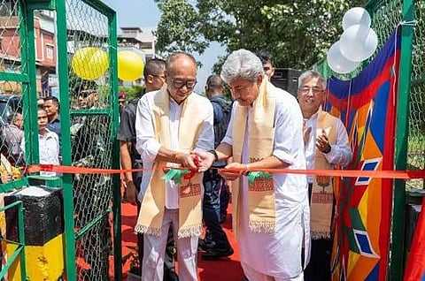 Manipur: CM Inaugurates River Front Garden Along Nambul River in Imphal