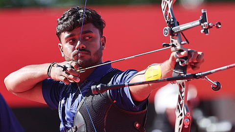 Neeraj Clinches Bronze in All-Indian Recurve Showdown Against Dhiraj