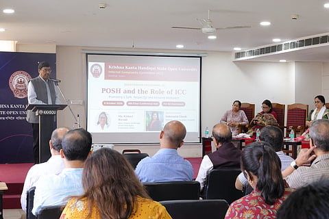 KKHSOU Holds Sensitization Program on POSH and Role of ICC