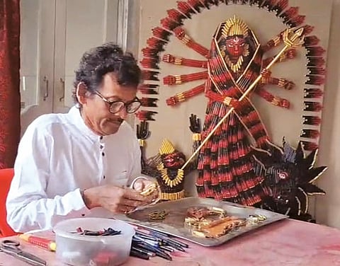 Durga idol