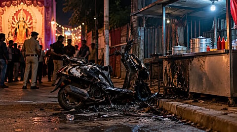 petrol bomb attack