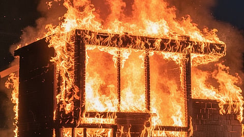 houses burnt