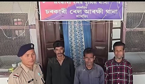 Assam: Three Bangladeshi Nationals Detained at Lumding Railway Junction