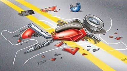 Silchar: 60-Year-Old Pedestrian Killed by Speeding Motorcycle on NH-306