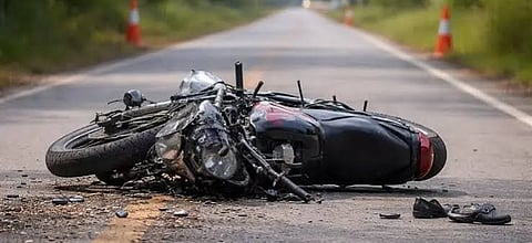 n Motorcycle-Car Collision