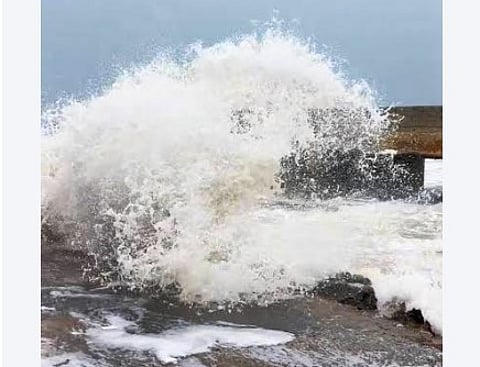 Tidal Surges Wash Away Vital Kakinada Coastal Stretch; Over 76,000 Evacuated Across Andhra Pradesh