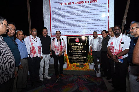 NFR GM Chetan Shrivastava inaugurated traditional sports centre at Amingaon