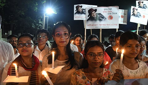 torchlight procession
