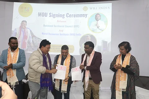 असम: बोडोलैंड प्रादेशिक परिषद ने विश्व संसाधन संस्थान के साथ समझौता ज्ञापन पर हस्ताक्षर किए