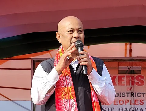 असम: हाग्रामा मोहिलरी ने दरांग-उदलगुरी में बीपीएफ का समर्थन करने के लिए बदरुद्दीन अजमल की सराहना की