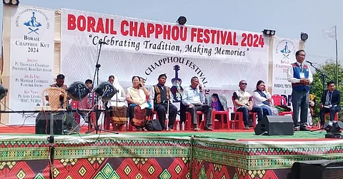 असम: दिमा हसाओ में कुकी-चिन-मिज़ो समुदाय का पारंपरिक त्योहार चप्पौ कुट मनाया गया