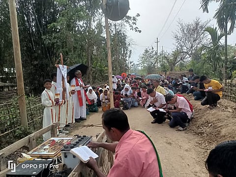 पश्चिम कार्बी आंगलोंग में ईसाई समुदाय ने गुड फ्राइडे मनाया