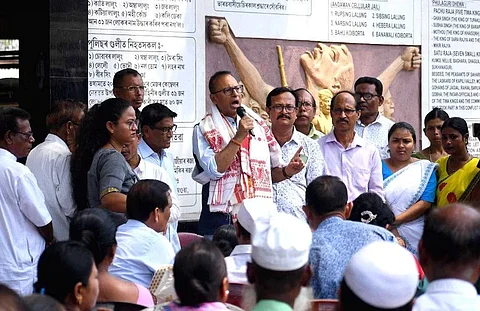 लोकसभा चुनाव 2024: प्रद्युत बोरदोलोई ने जगीरोड में प्रचार किया