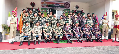 असम: सीमा सुरक्षा बल और बॉर्डर गार्ड बांग्लादेश के साथ सेक्टर-स्तरीय बैठक लैंड कस्टम स्टेशन, सोनाहाट में आयोजित की गई