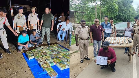असम पुलिस ने शिवसागर, कार्बी आंगलोंग जिलों में दो अलग-अलग अभियानों में 48 करोड़ रुपये की दवाएं जब्त कीं, तीन गिरफ्तार