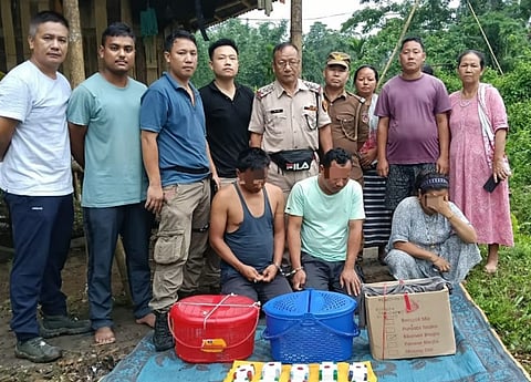 अरुणाचल प्रदेश: पुलिस ने लुप्तप्राय जंगली छिपकली के साथ 115.36 ग्राम हेरोइन जब्त की